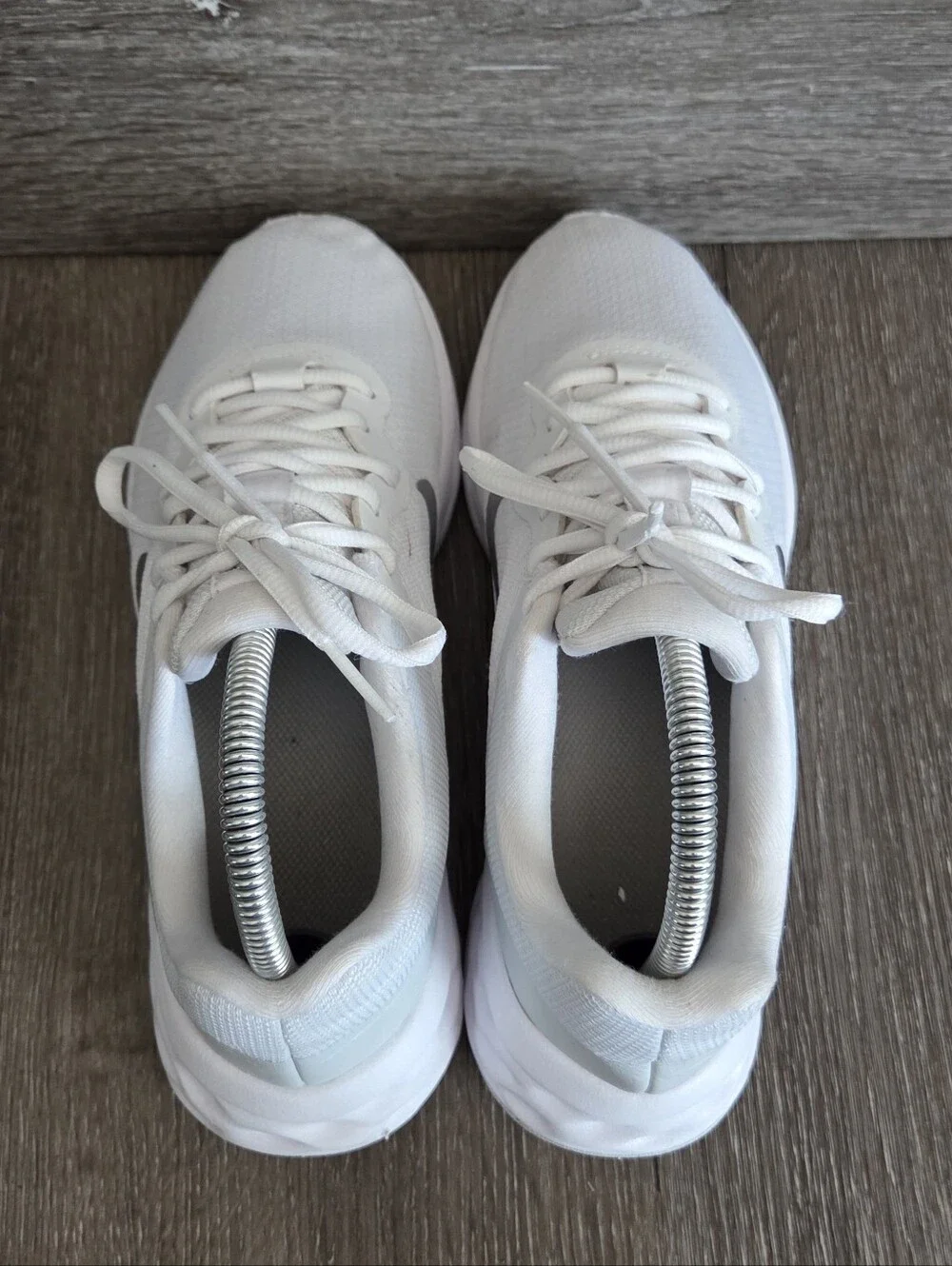 Nike Revolution 6 Next Nature White Running Shoes Womens 8
